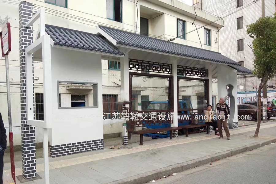 江西南昌仿古公交候車亭案例