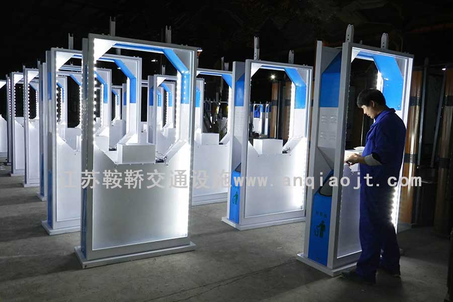 廣東廣告垃圾箱燈光測試