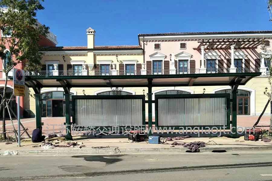 遼寧大連公交候車亭案例